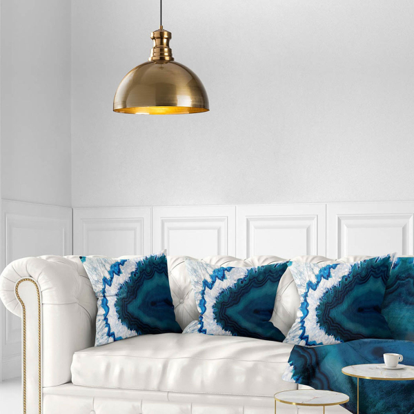 Φωτιστικό Οροφής Μονόφωτο A-G Berceste 521SHN3186 Gold