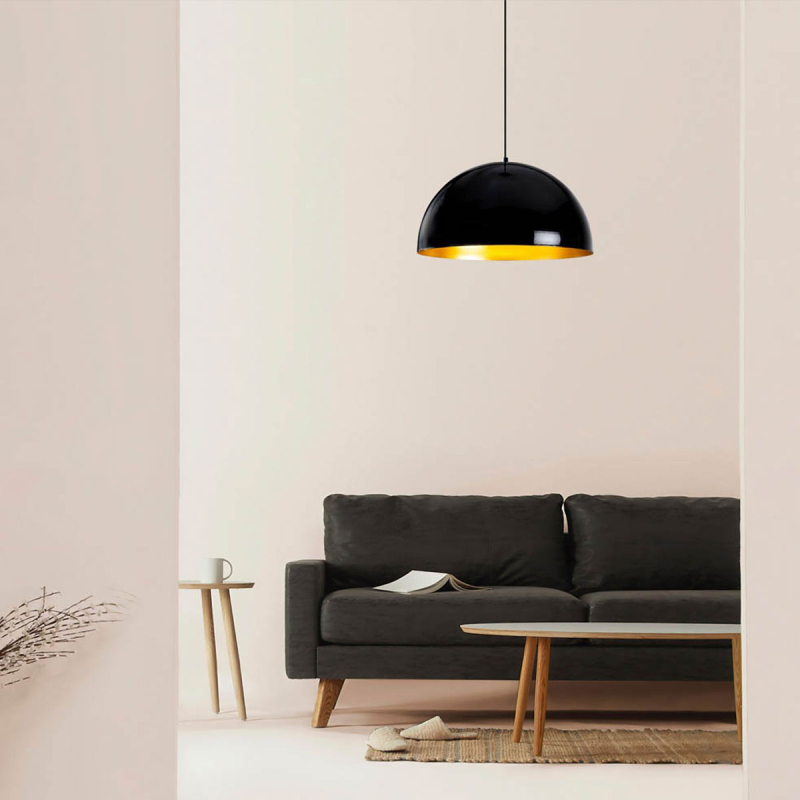 Φωτιστικό Οροφής Μονόφωτο A-G Berceste 521SHN3193 Black