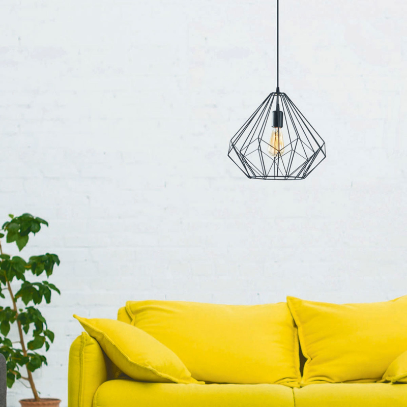 Φωτιστικό Οροφής Μονόφωτο A-G Diamond 521SHN3391 Black