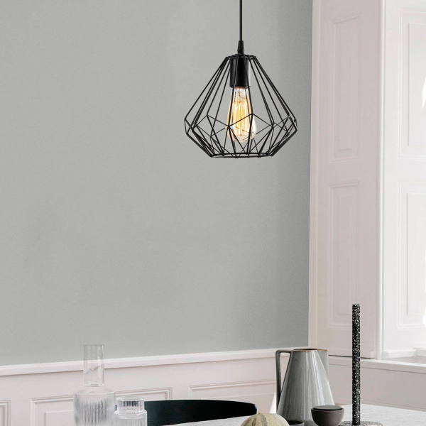 Φωτιστικό Οροφής Μονόφωτο A-G Diamond 521SHN3392 Black