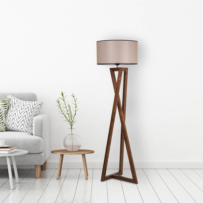 Φωτιστικό Δαπέδου A-G Macka 534LUN2157 Walnut