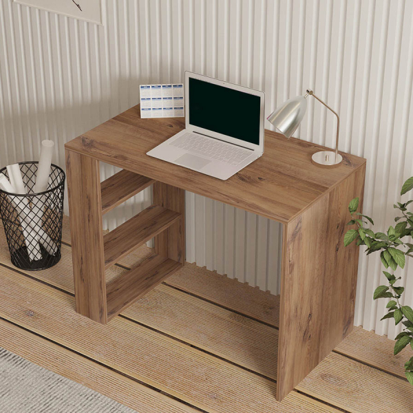 Γραφείο Με Βιβλιοθήκη (90x50x70) A-G Pelit 835PUQ3822 Pine