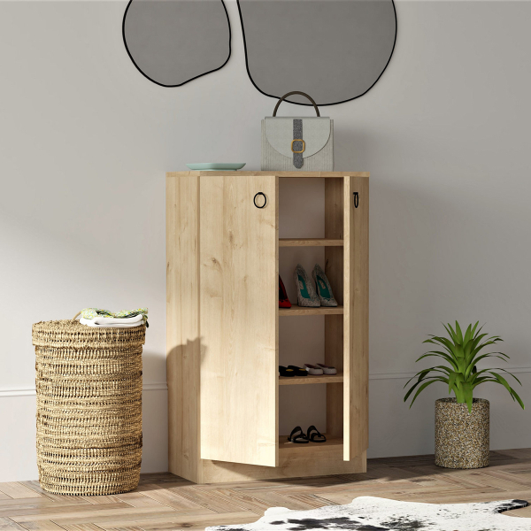 Παπουτσοθήκη Ντουλάπι Με 4 Ράφια/12 Θέσεων (60x31.6x100) A-G Defne 835PUQ3904 Sapphire