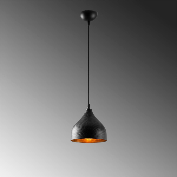 Φωτιστικό Οροφής Μονόφωτο A-G Tattoo 584TTM1274 Black