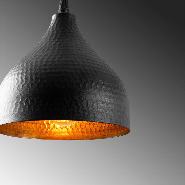 Φωτιστικό Οροφής Μονόφωτο A-G Tattoo 584TTM1274 Black