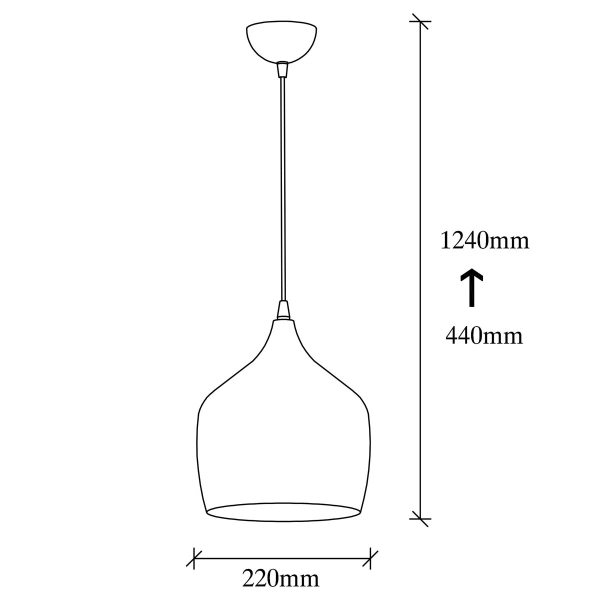 Φωτιστικό Οροφής Μονόφωτο A-G Dodo 584TTM1281 Black