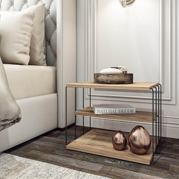 Βοηθητικό Τραπεζάκι (50x40x33) A-G Lifon 854KLN2813 Pine