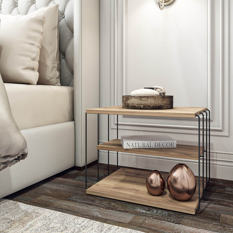 Βοηθητικό Τραπεζάκι (50x40x33) A-G Lifon 854KLN2813 Pine