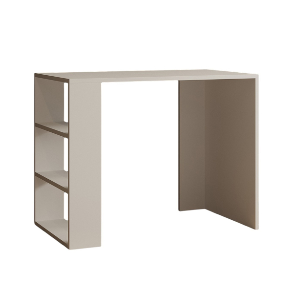 Γραφείο Με Βιβλιοθήκη (90x50x70) A-G Cool 835PUQ2836 White