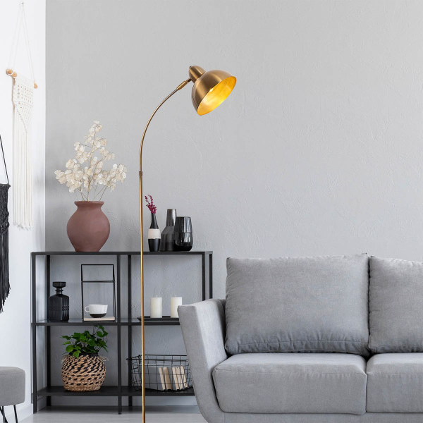 Φωτιστικό Δαπέδου A-G Varzan 942FLG1505 Gold