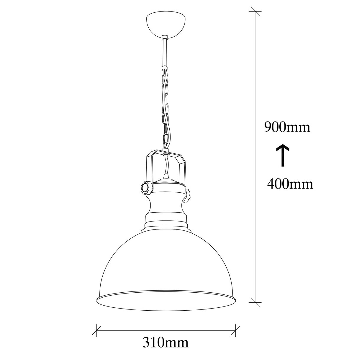 Φωτιστικό Οροφής Μονόφωτο A-G Saglam 892Opv1946 Black Home Φωτιστικά Spitishop