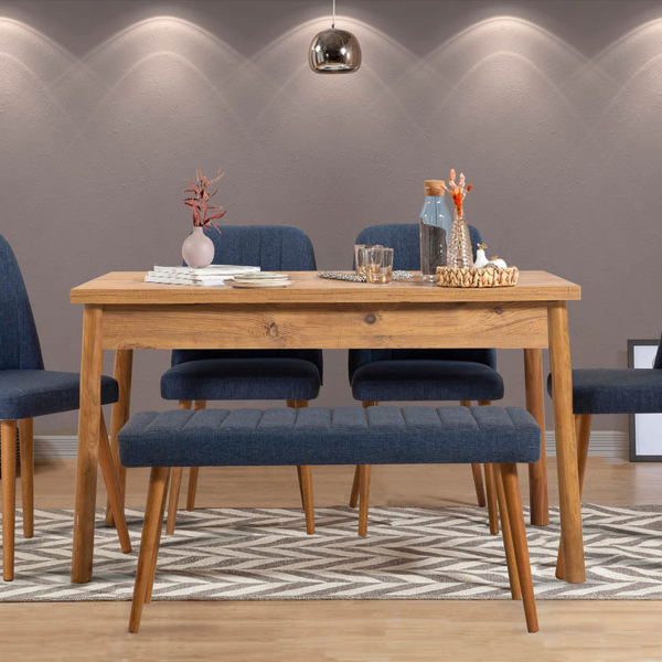 Τραπέζι Κουζίνας (120x75x77) A-G Costa Masa 869VEL5188 Pine