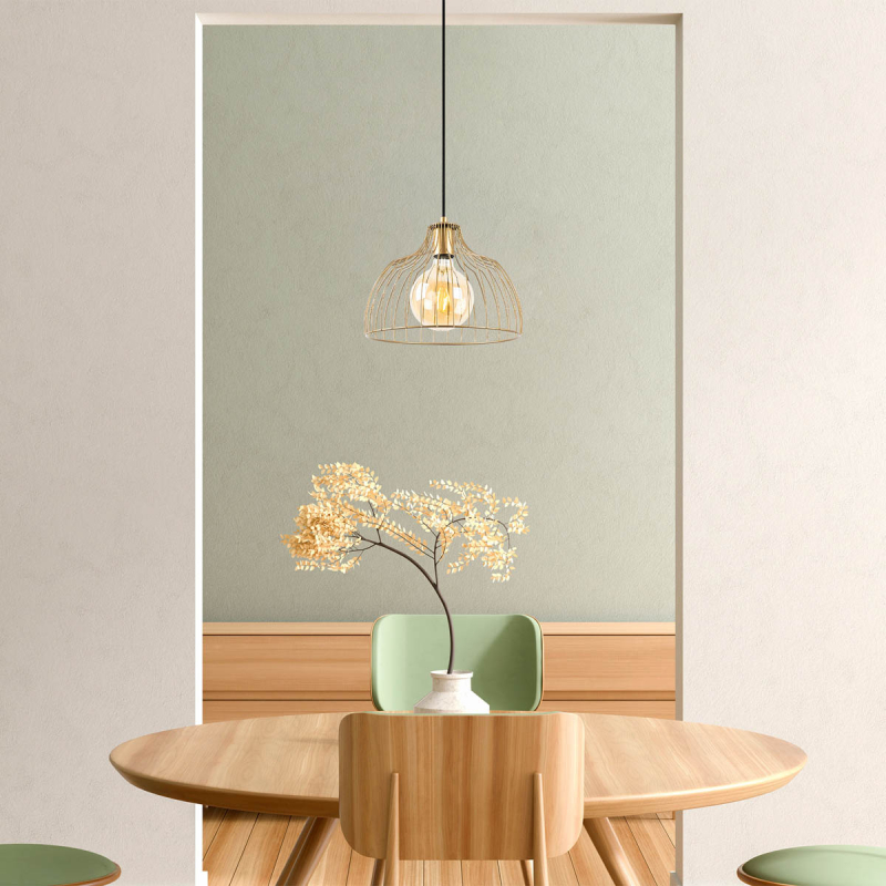 Φωτιστικό Οροφής Μονόφωτο A-G Kozan 942FLG1475 Shiny Gold