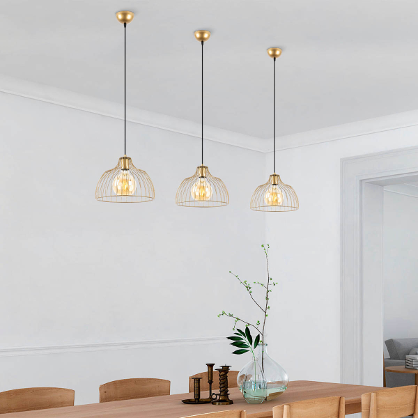 Φωτιστικό Οροφής Μονόφωτο A-G Kozan 942FLG1475 Shiny Gold