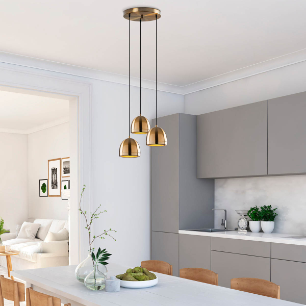 Φωτιστικό Οροφής Τρίφωτο A-G Mugo 942FLG1487 Vintage