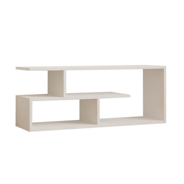 Έπιπλο Τηλεόρασης (100x29.6x40) A-G Cafu 835PUQ3074 White