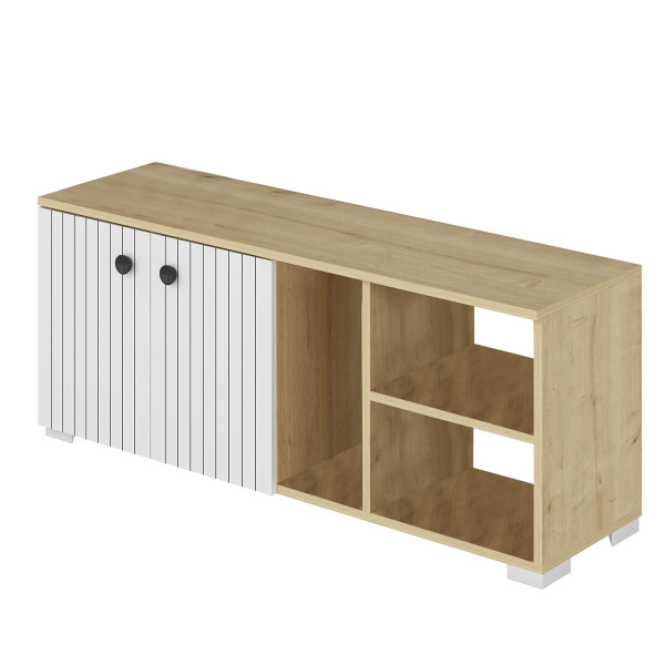 Έπιπλο Εισόδου - Παπουτσοθήκη Με Αποθηκευτικό Χώρο (120x31.4x51.6) A-G Sarandon 475OLV1819 Sapphire/White