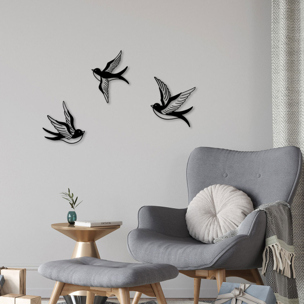 Διακοσμητικά Τοίχου (Σετ 3τμχ) A-G Mountain 899SKL2352