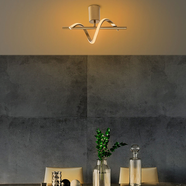 Φωτιστικό Οροφής Μονόφωτο LED A-G Likma 119FRS1510 Gold