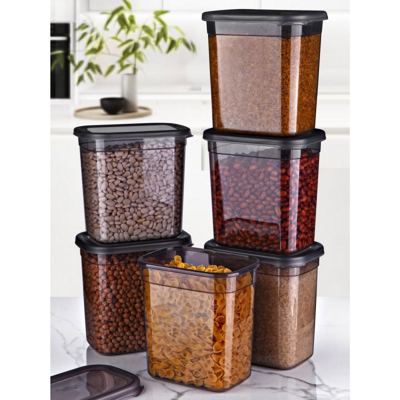 Δοχεία Αποθήκευσης 1.2lt (Σετ 6τμχ) A-G 430KSV9471