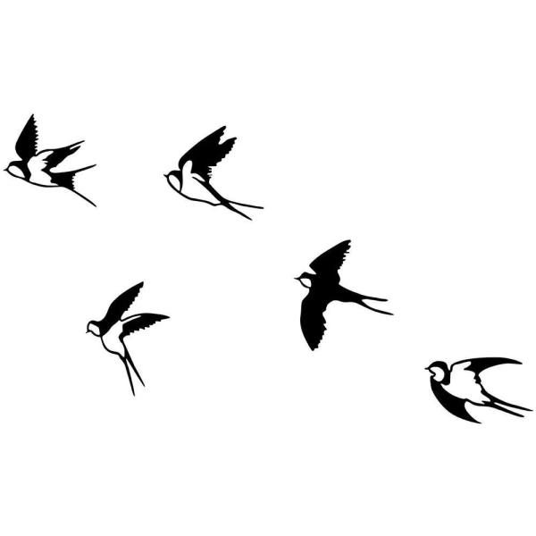 Διακοσμητικά Τοίχου (Σετ 5τμχ) A-G Ebabil 2 279ENZ2591