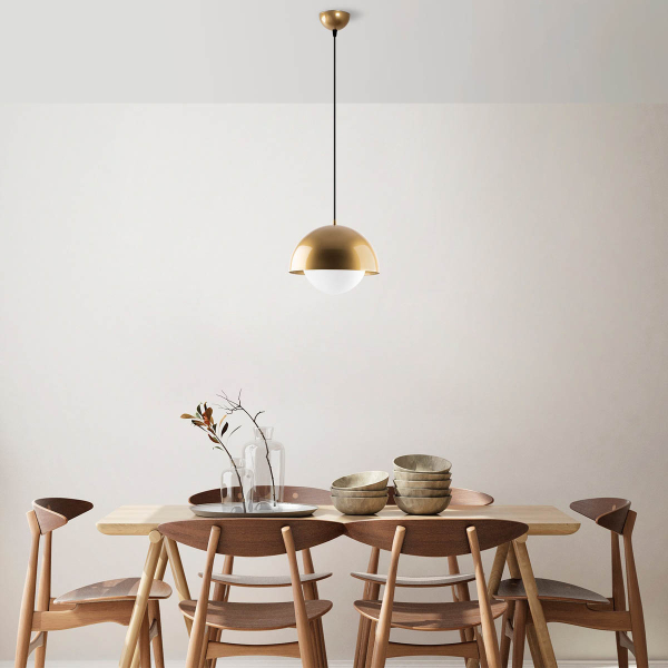 Φωτιστικό Οροφής Μονόφωτο A-G Camgoz 942FLG2511 Gold