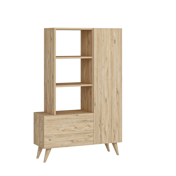 Έπιπλο Εισόδου - Παπουτσοθήκη (80x31.5x121) A-G Agostina Shoes 505CRL1601 Pine