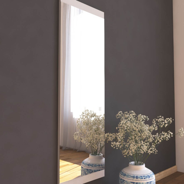 Διακοσμητικός Καθρέφτης Τοίχου (40x120) A-G Azus 116SAM1151 White