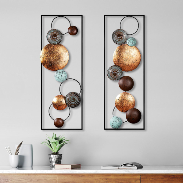 Διακοσμητικά Τοίχου (Σετ 2τμχ) A-G Textured 891TNL2406