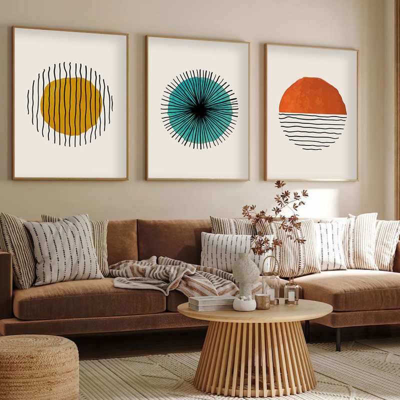 Πίνακες Με Κορνίζα (Σετ 3τμχ) A-G 693BSE1187