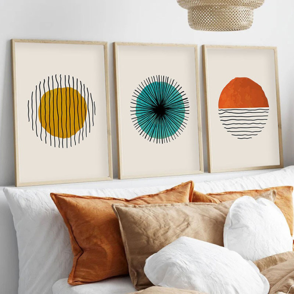 Πίνακες Με Κορνίζα (Σετ 3τμχ) A-G 693BSE1187