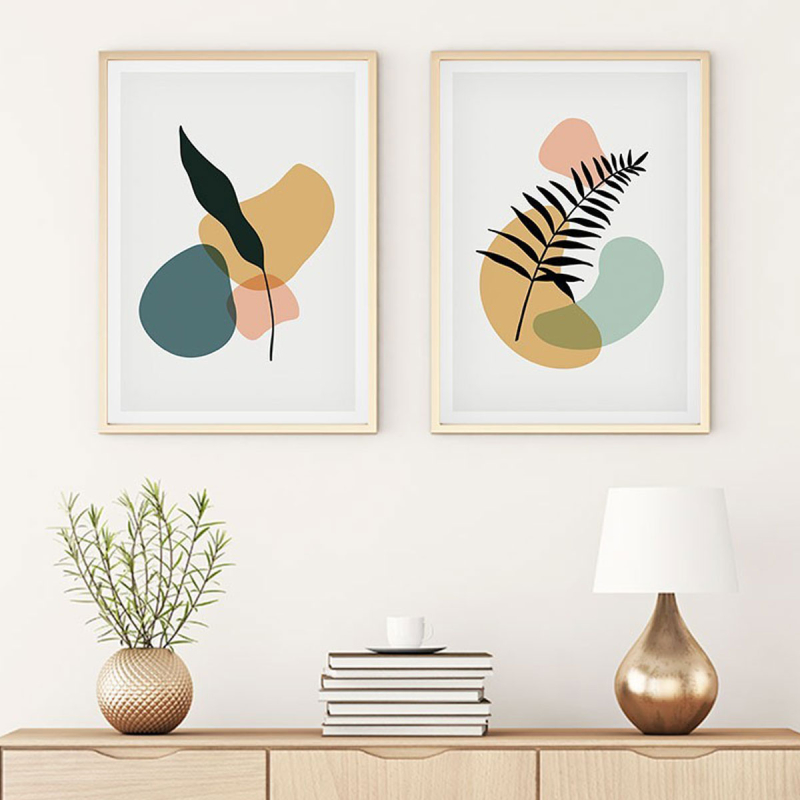 Πίνακες Με Κορνίζα (Σετ 2τμχ) A-G 693BSE1210