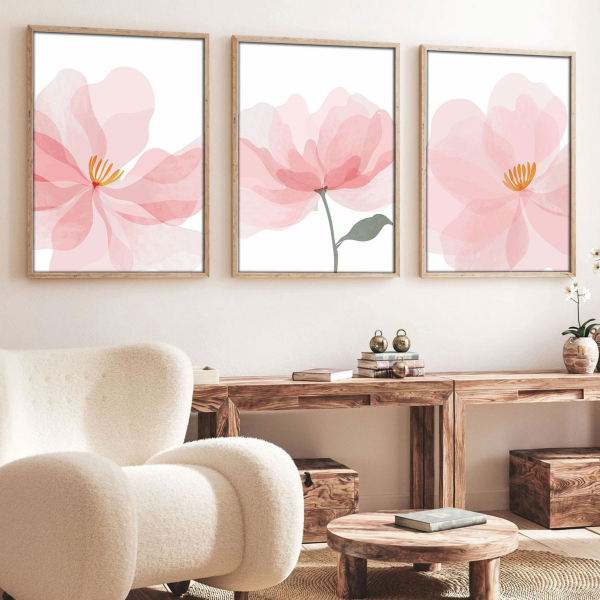 Τρίπτυχος Πίνακας Με Κορνίζα (120x40) A-G 693BSE1447