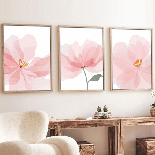 Τρίπτυχος Πίνακας Με Κορνίζα (120x40) A-G 693BSE1447