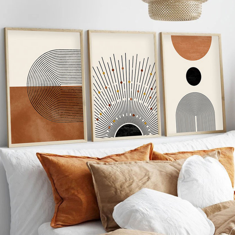 Τρίπτυχος Πίνακας Με Κορνίζα (105x50) A-G 693BSE1464