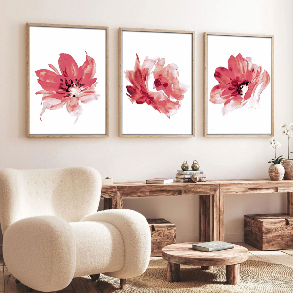 Τρίπτυχος Πίνακας Με Κορνίζα (105x50) A-G 693BSE1545