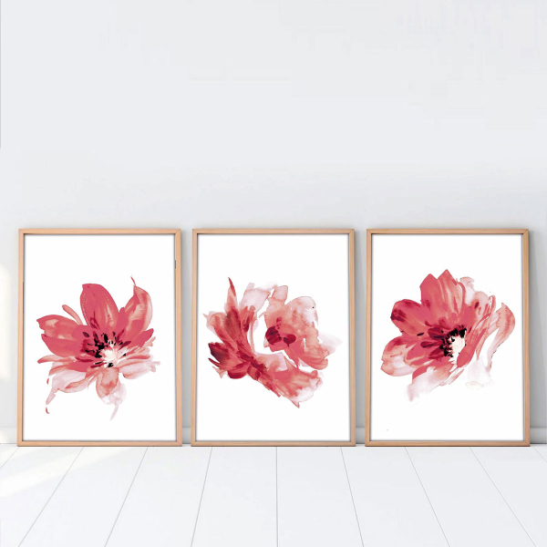 Τρίπτυχος Πίνακας Με Κορνίζα (105x50) A-G 693BSE1545