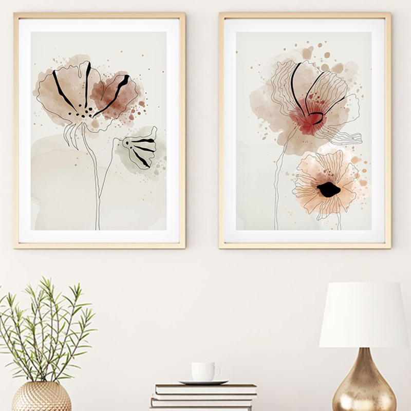 Δίπτυχος Πίνακας Με Κορνίζα (100x70) A-G 693BSE1562