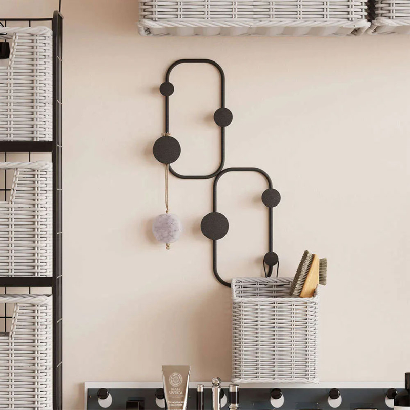 Κρεμάστρα Τοίχου 6 Θέσεων (26x5x48) A-G Ladybu 494PYT1159