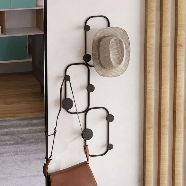 Κρεμάστρα Τοίχου 9 Θέσεων (28x5x70) A-G Lizzard 494PYT1163