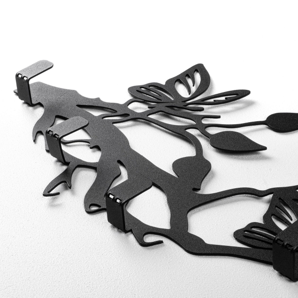 Κρεμάστρα Τοίχου 6 Θέσεων (60x2x24) A-G Butterfly World 891TNL3694