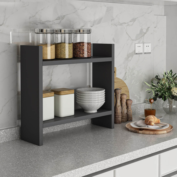 Ραφιέρα Οργάνωσης Κουζίνας (34x10x30) A-G Denver 362ANT1116 Anthracite