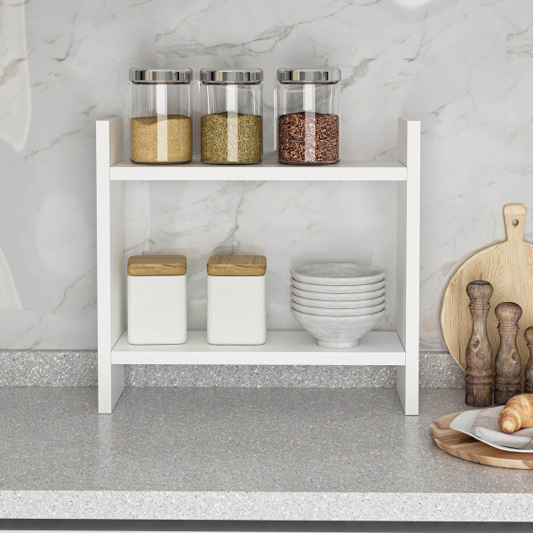 Ραφιέρα Οργάνωσης Κουζίνας (34x10x30) A-G Denver 362ANT1117 White