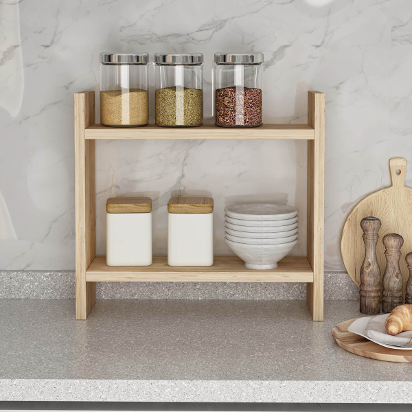 Ραφιέρα Οργάνωσης Κουζίνας (34x10x30) A-G Denver 362ANT1118 Pine