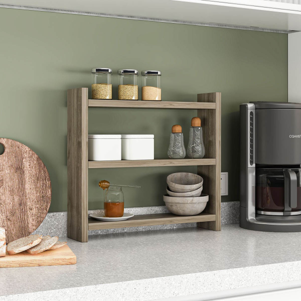 Ραφιέρα Οργάνωσης Κουζίνας (44x10x40) A-G Cosmic 362ANT1122 Walnut