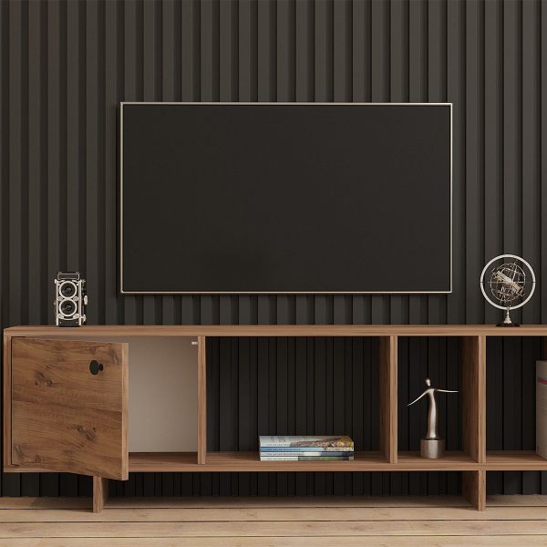 Έπιπλο Τηλεόρασης (140x29x45) A-G Folsom 835PUQ4524 Pine