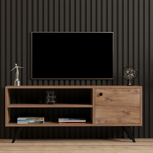 Έπιπλο Τηλεόρασης (120x29x50) A-G Jena 835PUQ4528 Pine