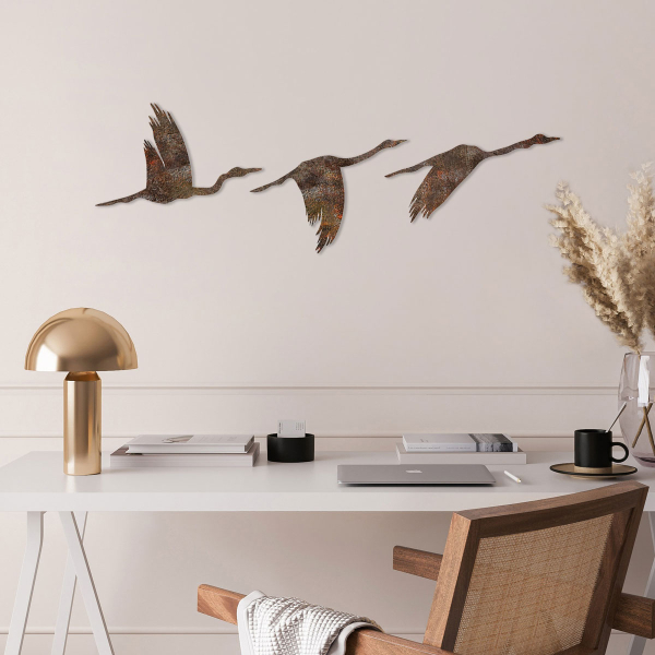 Διακοσμητικά Τοίχου (Σετ 3τμχ) A-G Rusty Birds 891TNL3782