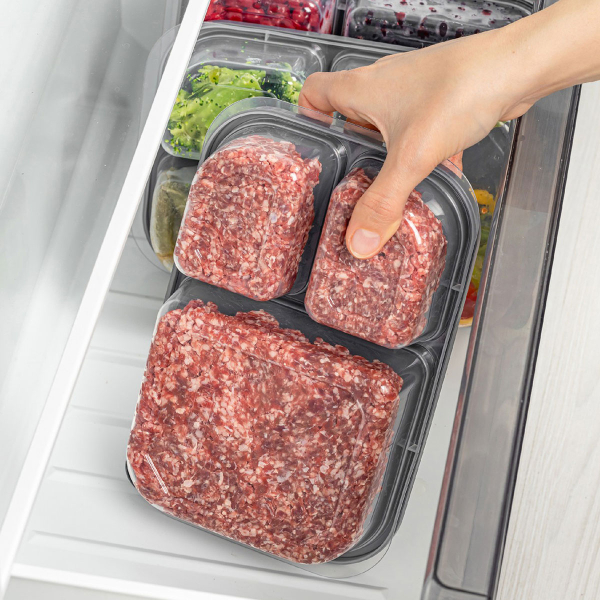 Φαγητοδοχεία Με Χωρίσματα (Σετ 4τμχ) A-G 964FRM1201 Anthracite