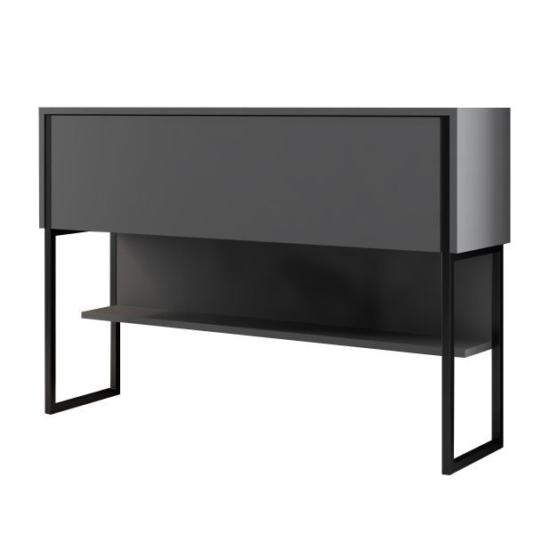 Κονσόλα Εισόδου (120x30x80) A-G Luxe 618BLY1407 Anthracite/Black